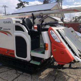4条刈の47馬力クボタコンバインER447スイスデバイダ4モンロー付き