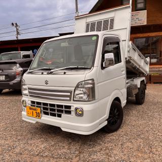 スズキキャリイ 頑丈ダンプ 3方開 4WDドラレコ　ナビ　ETC フォグランプ 車検あり