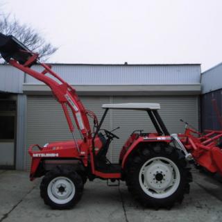 トラクター 三菱MT33 4駆 33馬力 432時間 フロントローダー付き