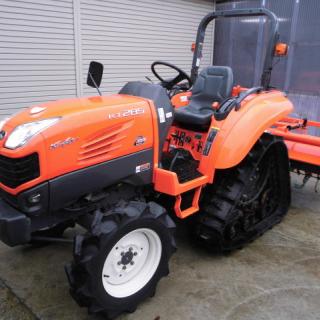 トラクタークボタKT285 パワクロ 28馬力 228時間 安全フレーム付き