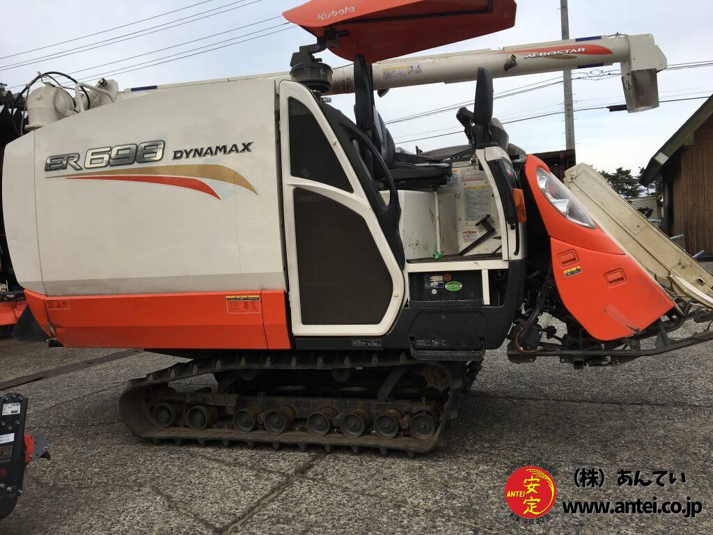 6条刈98馬力クボタコンバインER698モンロー4M付です。 ⚙ 中古農機具