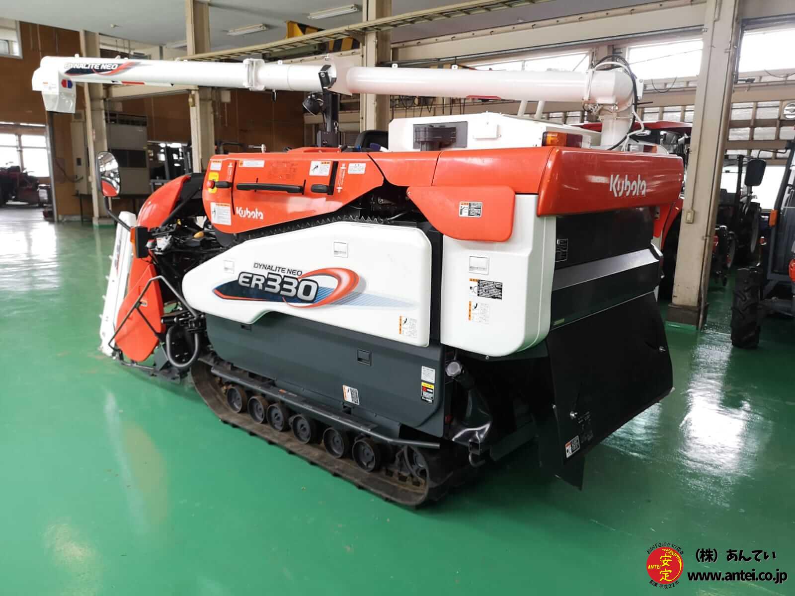 新型3条刈の30馬力クボタコンバインER330Nモンロー付き。 ⚙ 中古 ...