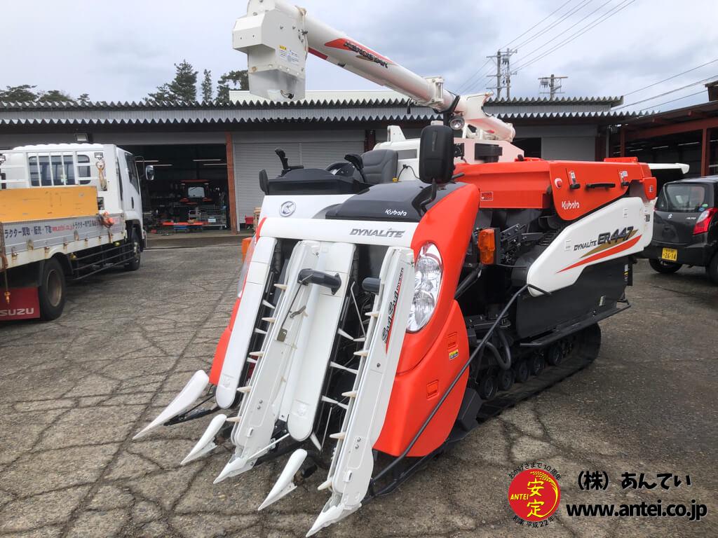 熊本県 クボタ コンバイン ER447 SD4MSQW2 4条刈 685h 47馬力