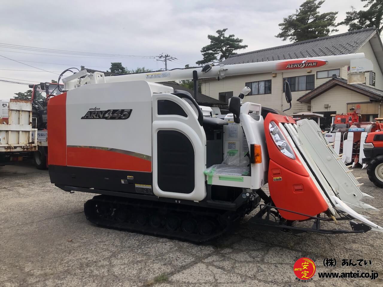 4条刈の45馬力クボタコンバインARN445モンロー付き整備済みですよ