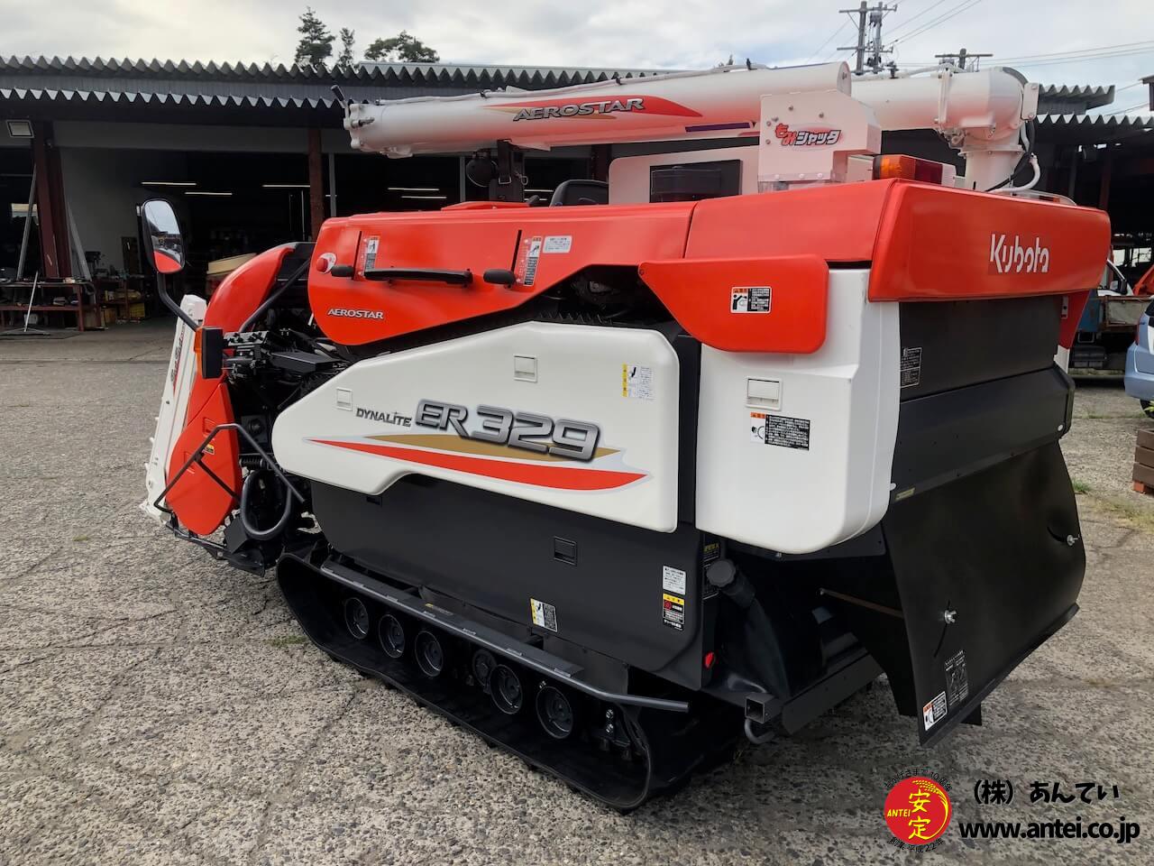 3条刈29馬力クボタコンバインER329スイスデバイダ付き。 ⚙ 中古農機具