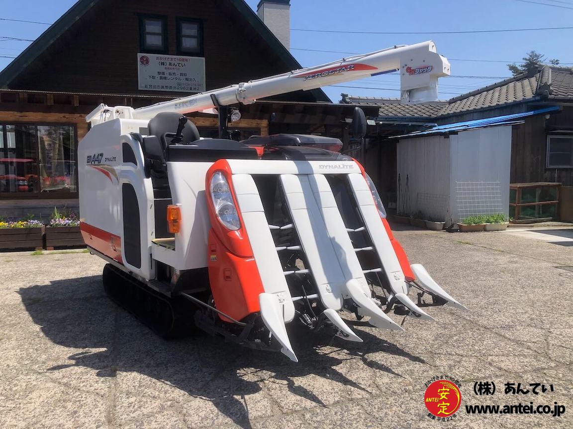 4条刈の47馬力クボタコンバインER447モンロー4M付すぐ乗りますよ