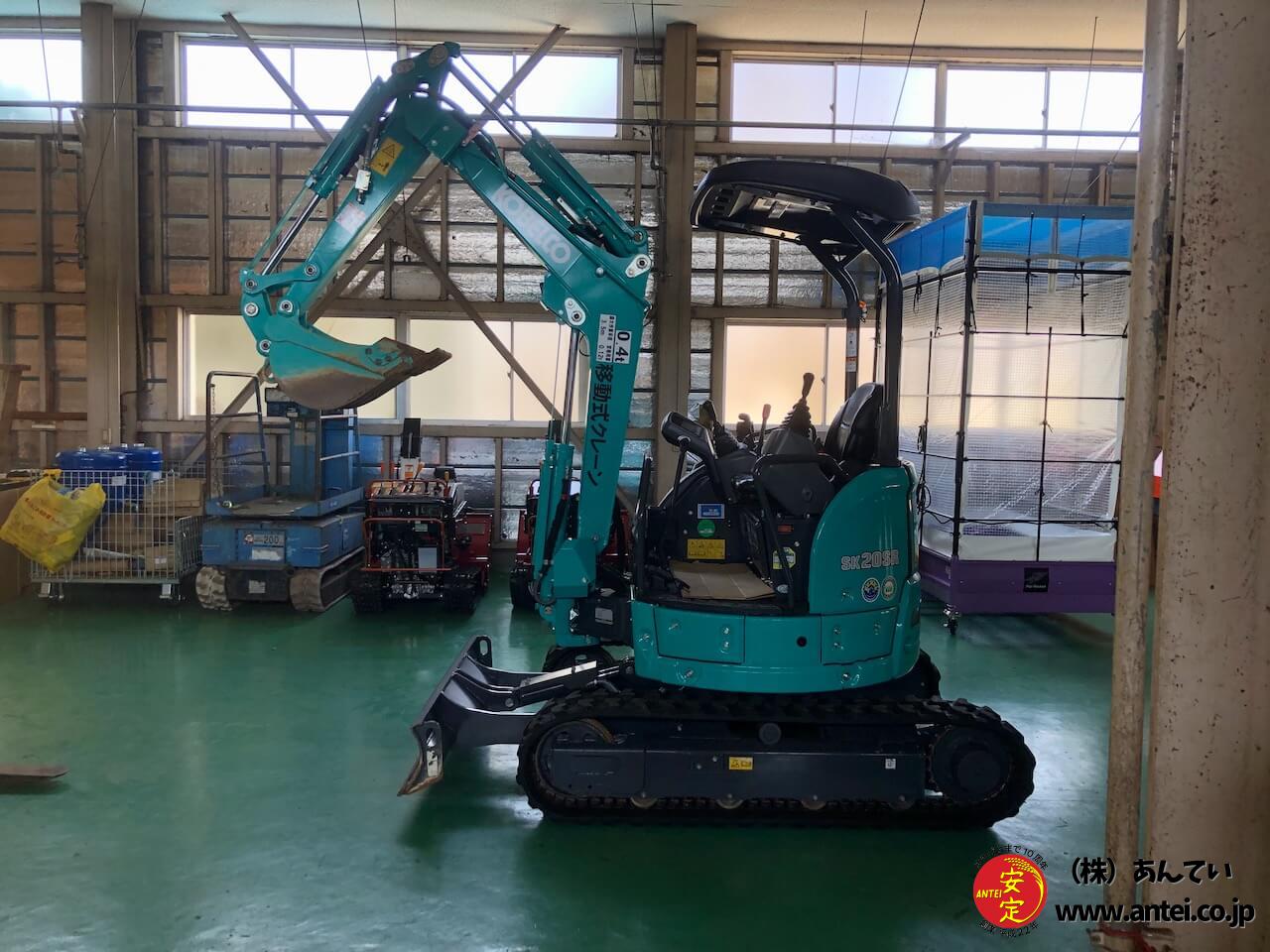 SK20SR-6】 2019年製 1,003時間 ミニショベル コベルコ