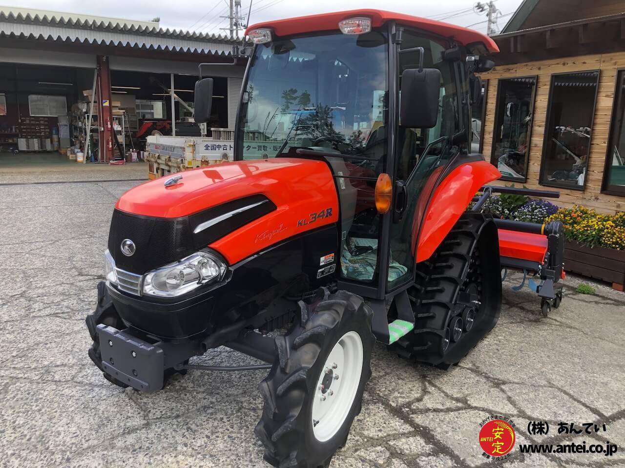 34馬力ハイスピードクボタパワクロトラクターKL34RH-PC ⚙ 中古農機具