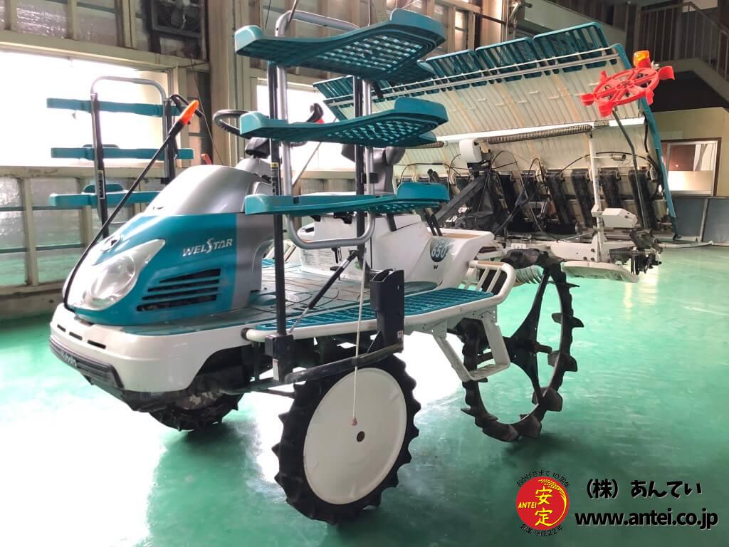 新潟県長岡発」クボタ 田植機 SPU650 6条自動水平 パワステ動作 新潟県長岡発」クボタ 田植機 SPU650 6条自動水平 パワステ動作