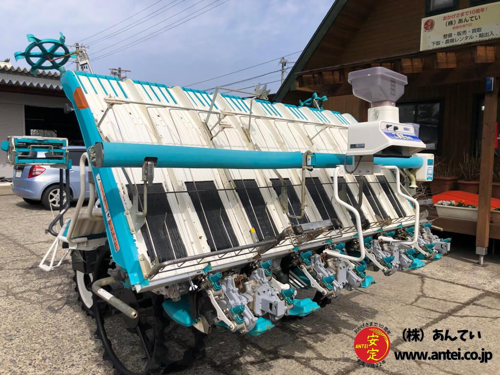 8条植えクボタ田植機EP8Dディーゼルエンジン249時間整備済み。 ⚙ 中古