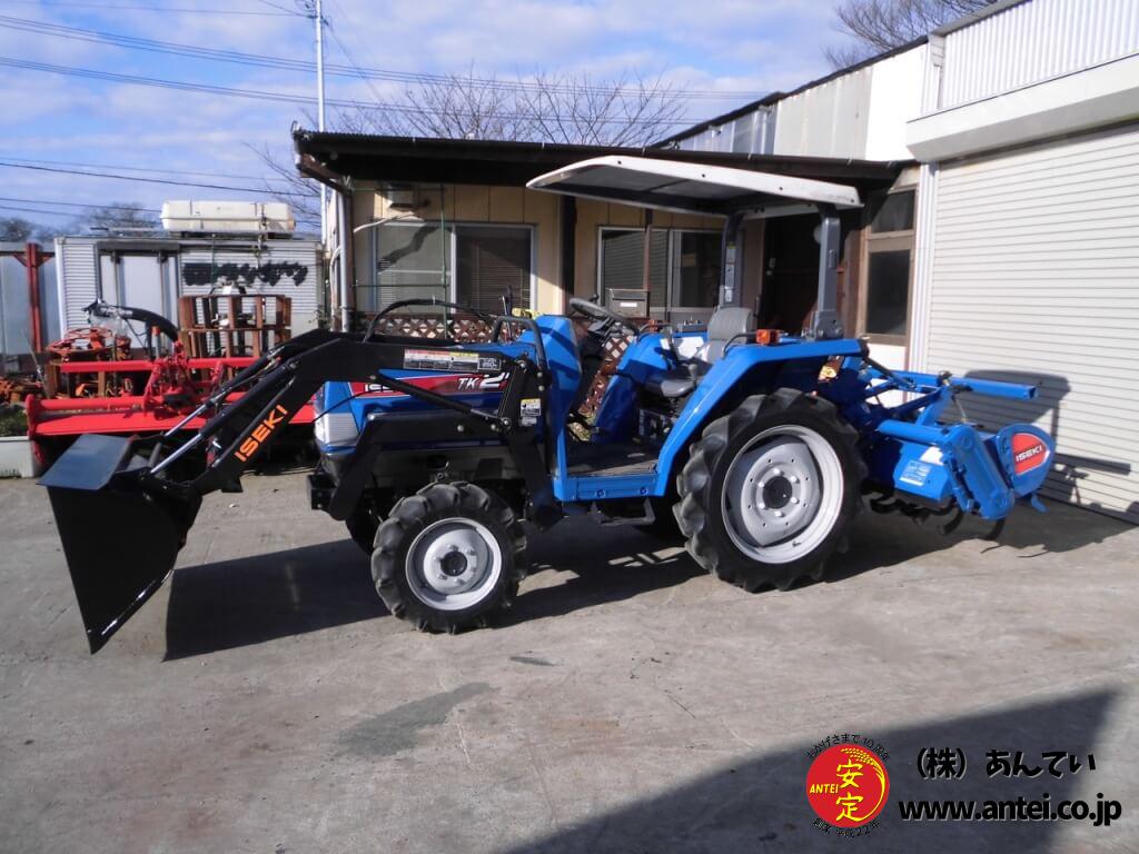 中古イセキトラクターTK21フロントローダー付き ⚙ 中古農機具専門店 