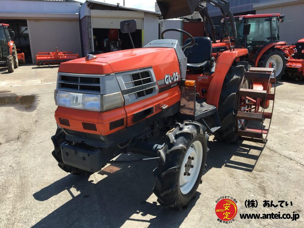 25馬力クボタトラクターGL25ロータリー付き。 ⚙ 中古農機具専門店