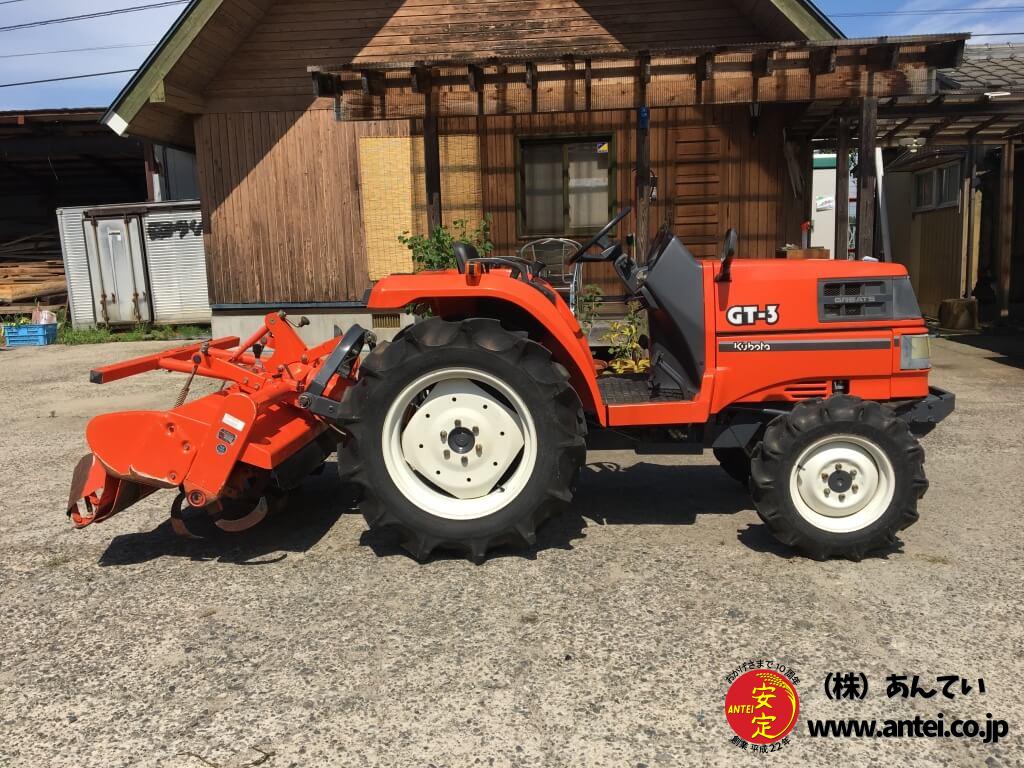 21馬力クボタトラクターGT-3パワーステアリングです。 ⚙ 中古農機具