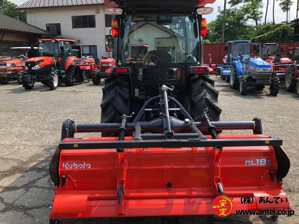34馬力クボタトラクターKL34RHハイスピードロータリーRL18S付き
