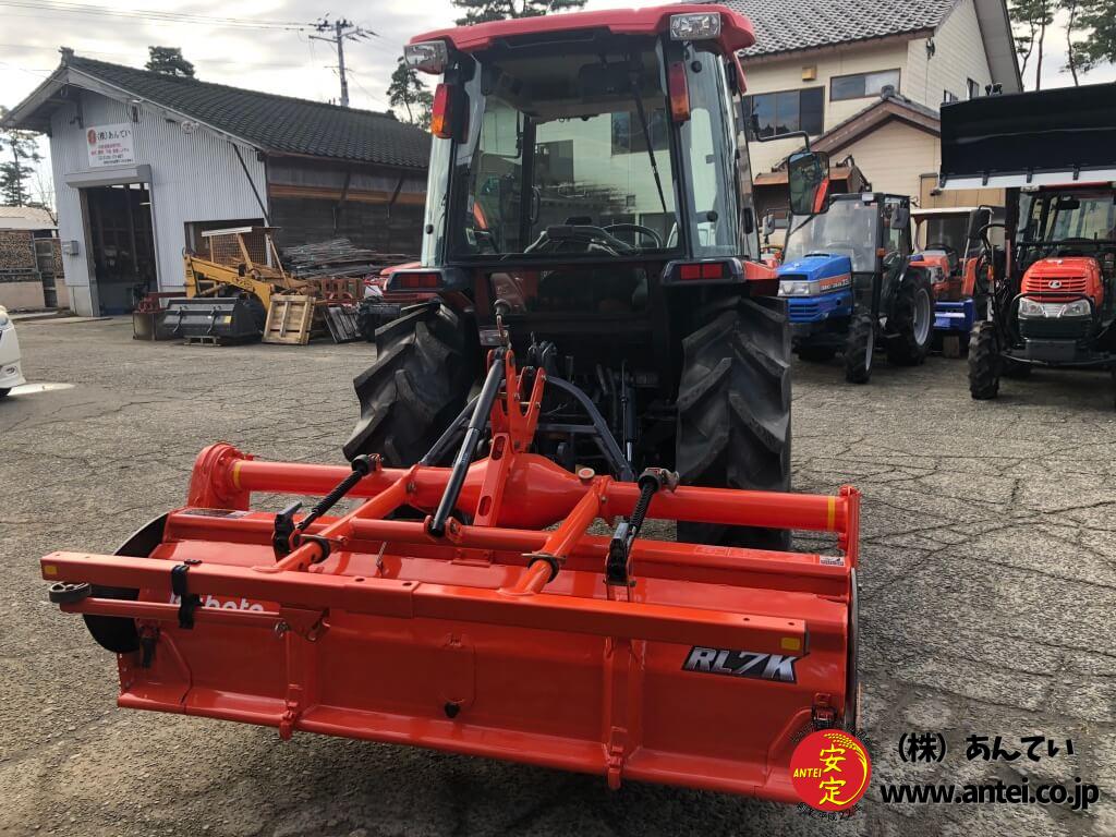 34馬力クボタトラクターKL340HハイスピードロータリーRL7K付き ⚙ 中古