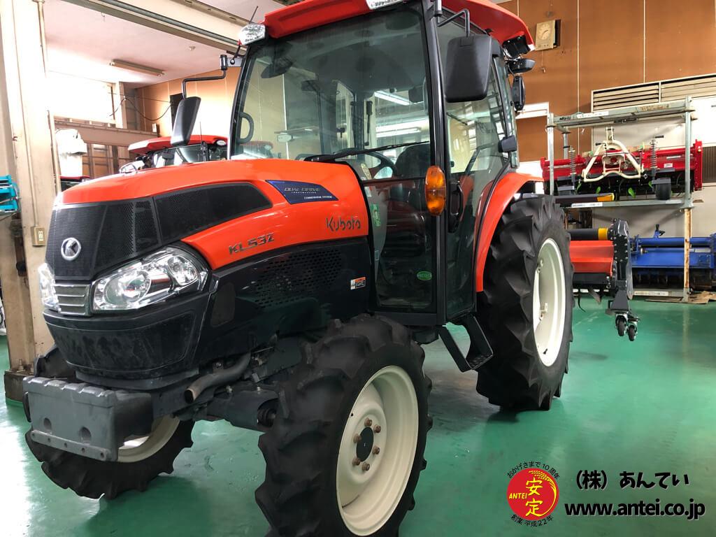 53馬力ハイスピードクボタトラクターKL53Zデュアルシフト仕様です