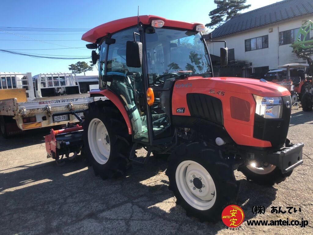 新型クボタトラクターSL45HニプロロータリーSKS200です。 ⚙ 中古