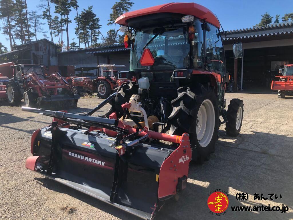 新型クボタトラクターSL45HニプロロータリーSKS200です。 ⚙ 中古