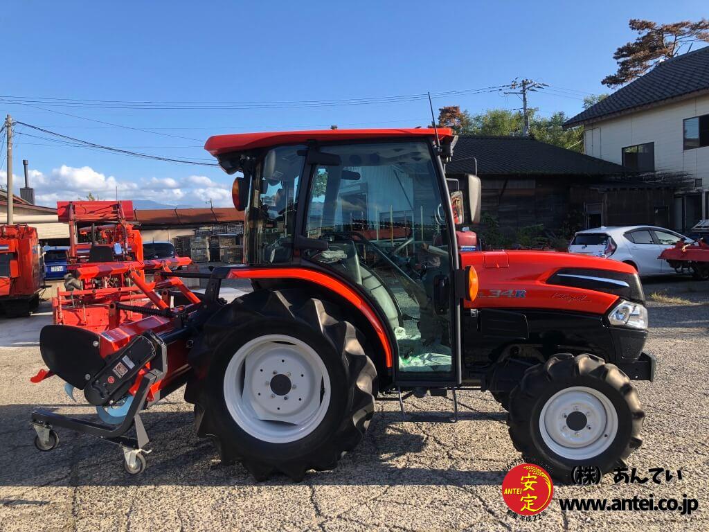 クボタ トラクター L1245 ロータリー付き 34馬力中古クボタトラクターKL34RQロータリーRL180R付き ⚙ 中古農機具