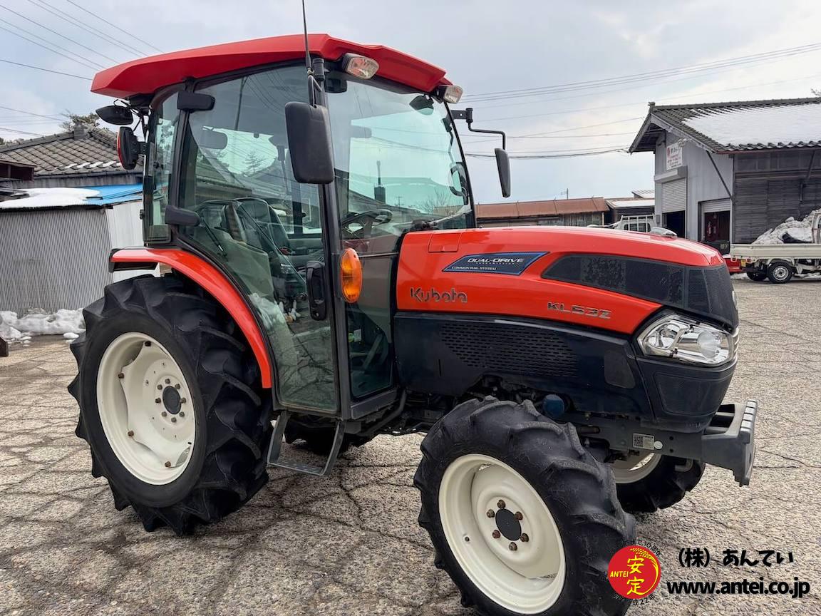 53馬力クボタトラクターKL53ZHついに登場、待望のサイズのトラクター