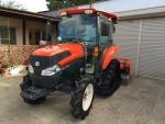 中古クボタトラクターKL3450 34馬力パワクロキャビン付き324時間。