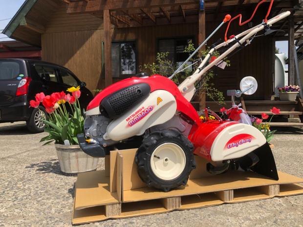 新品ミニ耕うん機三菱MMR600AUN大径タイヤ耕幅550mm