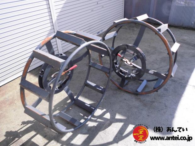 中古カゴ車輪 クボタ 適用タイヤサイズ：13.6-24ワンタッチ
