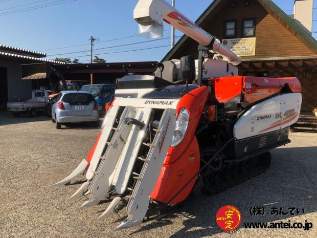 4条刈の56馬力クボタコンバインER456モンロー付き