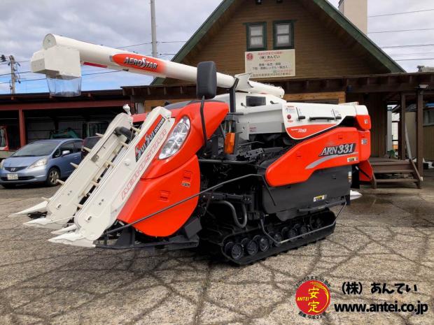 3条刈31馬力クボタコンバインARN331モンロー付き完全整備済み。