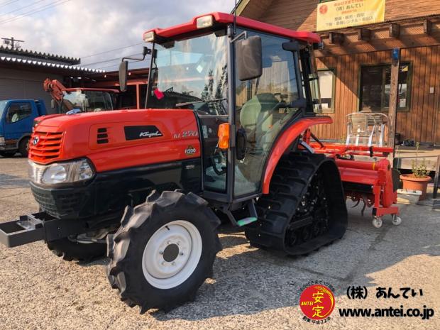 27馬力クボタパワクロトラクターKL270PC高トルク1647ccエンジンです