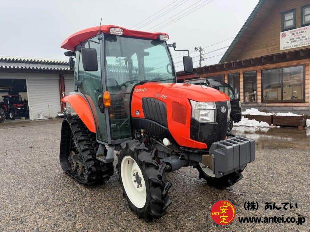 48馬力クボタトラクターSL48H-PC パワクロ仕様 キャビン付ハイスピード