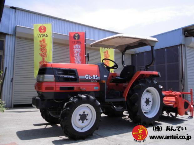トラクター クボタ GL25 4駆 25馬力 屋根付