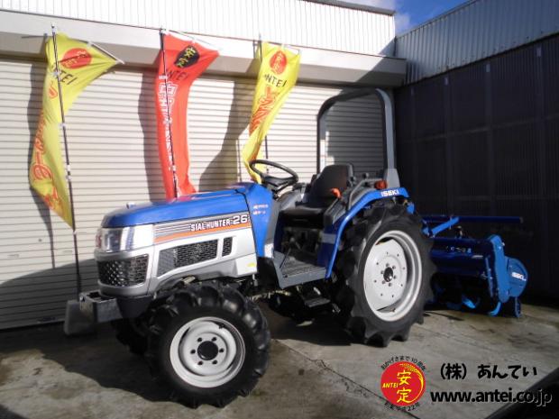 トラクター イセキTH26Q 4駆 26馬力 396時間 安全フレーム付き