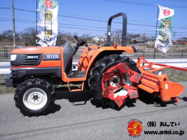 トラクタークボタGT26 4駆26馬力 406時間 