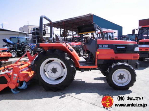 トラクター クボタGL261 4駆 27馬力 Uシフト.