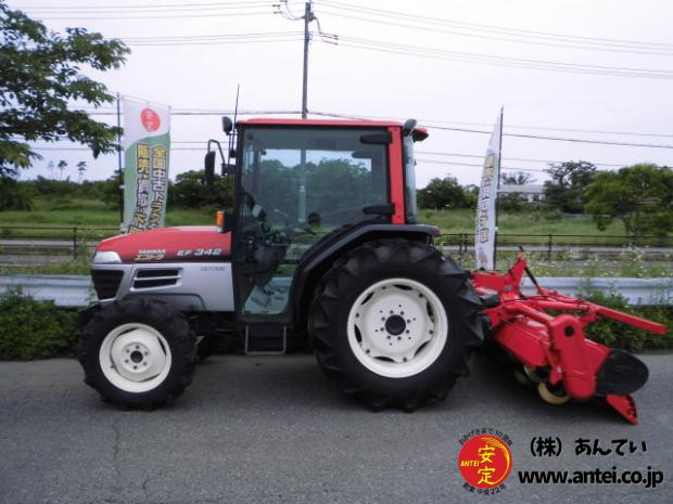 中古ヤンマートラクターEF342ハイスピード496時間。