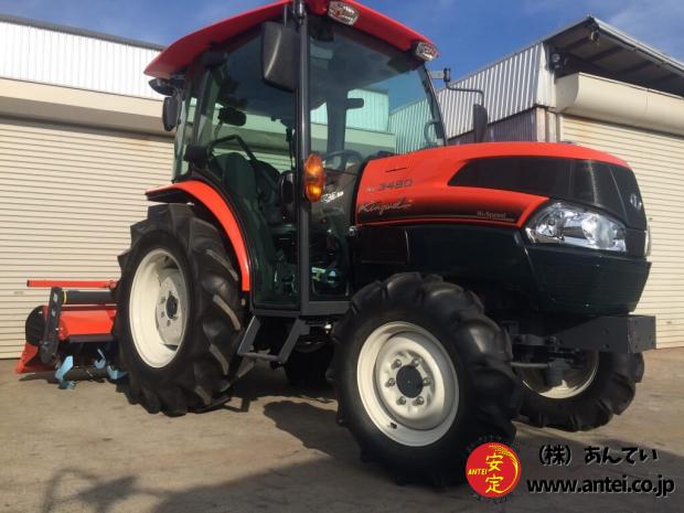 中古クボタトラクターKL3450Hハイスピードフル装備306時間。