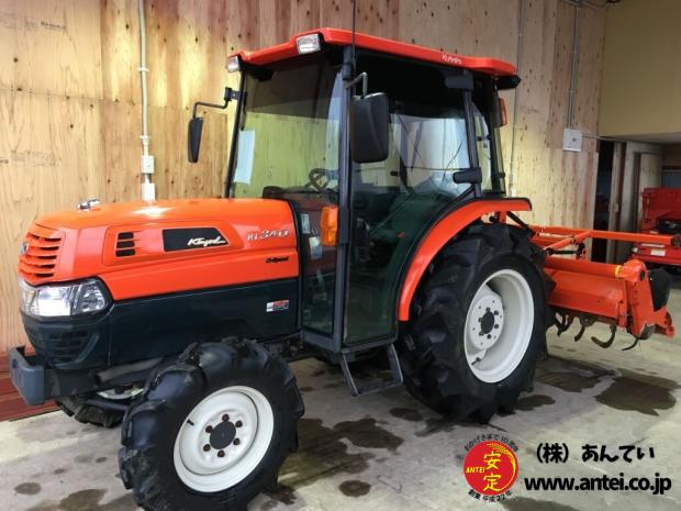 中古クボタトラクターKL340HFQ ハイスピード771時間です。