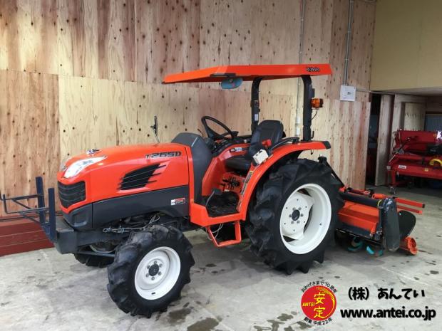 クボタトラクターT265 26馬力ロトーリーRL175T付き315時間です