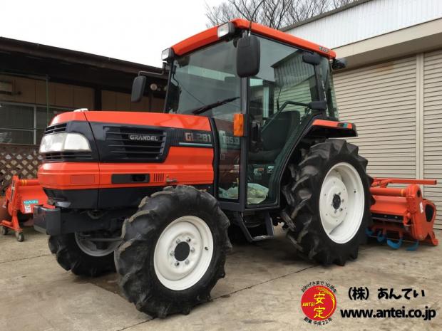 クボタトラクターGL281FQMA 29馬力ロータリーRL170G