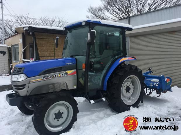 中古イセキトラクターAT46ハイスピード46馬力キャビン付き。