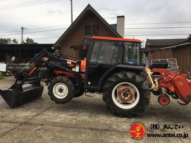 格安32馬力クボタトラクターGL320Qフロントローダー付き