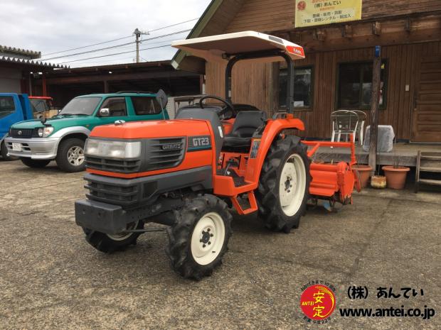23馬力クボタトラクターGT23ロータリーRL150T