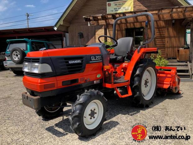 21馬力クボタトラクターGL201ロータリーRL150G