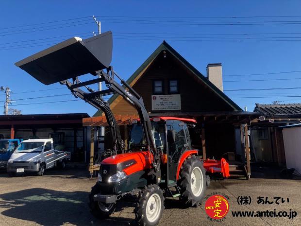 41馬力クボタトラクターKL415Hフロントローダー付き