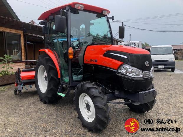 （株）あんていクボタハイスピードトラクターKL34Rキャビン付き