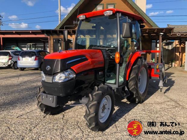 34馬力中古クボタトラクターKL34RQロータリーRL180R付き