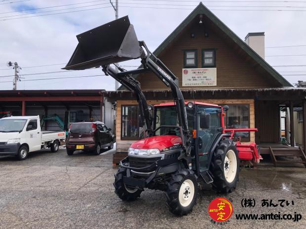 中古ヤンマートラクターEF330Vフロントローダー付き
