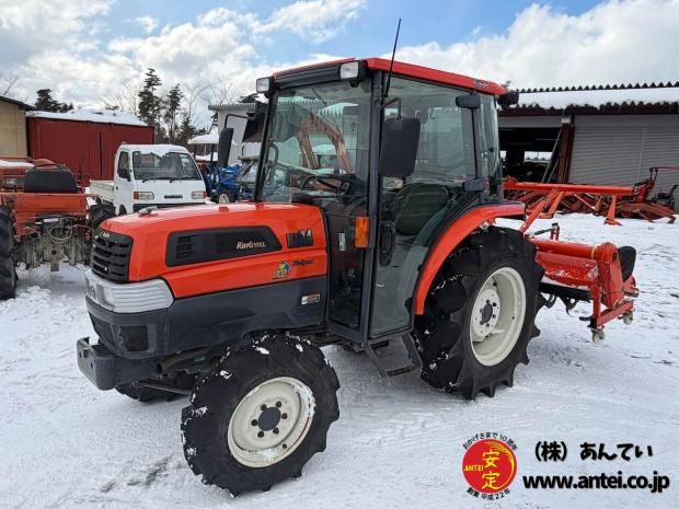 34馬力クボタトラクターKL34Hハイスピード仕様ロータリーRL19Kです。